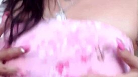 Pretty young girl stretches her ass for the first time before hard destruction