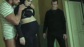 yo, watch this pregnant muslim woman bang her friend hard