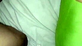 I visito my tia and find her dress as duendecita and she give me oral as christmas regalo