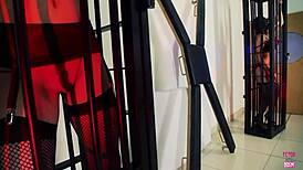 omg naughty brunette escapes cage to worship hot beauty... 🔥