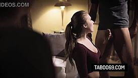 I love how Lena Paul takes boss's husband in her ass