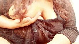 My Tamil Aunty Caught Live on Webcam, So Hot