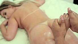 i got so wet after that exciting massage from loupan, my big tits and ass were tingling