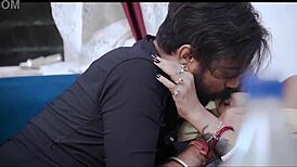 indian newlyweds banging hard with wife taking it deep!