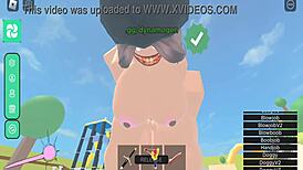 OMG, horror girl gets slammed in Roblox condo! 😱