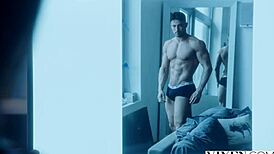 Vixen Jade, overworked and tense, finds a steamy way to unwind after hours.