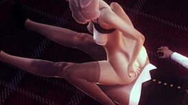 Skinny Blondie Anya Riding A Huge Cock Pov.