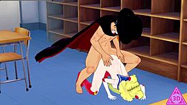 Watch Sailor Moon hentai blowjob and cumshot scenes