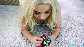 Skinny Teen 18+ Aria Banks Gets Fucked by Big Dick Brad Sterling with Toys and Dildo Leading to Intense Orgasm