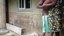 The Bad Boy Drilling Stepmom Outdoors in Her Tight Local Spot