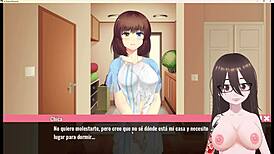 Juguemos Her New Memorie 01: Emo Anime Chick With Big Ass And Tits Gets Fucked Hard