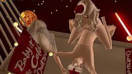 Unwrapping my christmas package with that cute ewe in 3d porn, sucking monster cock! 🎄🍆