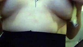 Oiled big tits licked and pussy eaten in lingerie