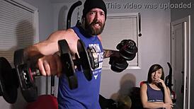 This Blonde Is Jumping On Me Like On A Trampoline!