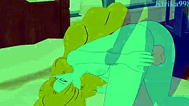 panchy fucks bulma's mom and zangya hard!