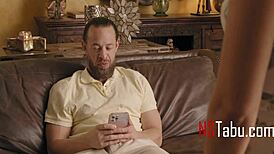 Young Brunette Feels Taboo Pleasure Riding Old Man In Missionary