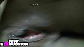 Married latina whore squirts and fucks hard outdoors!