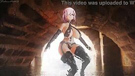 Mashu Kyreilight Mmd Lupin R18 Unfolds In A Big Tits Hentai Adventure