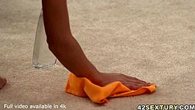 Hey, innocent maid Kate Rich, can you handle this fat cock in your ass?