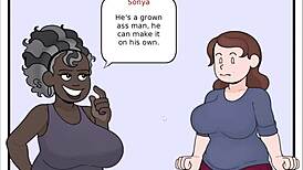 Auntie Fixes My Problem with Her Big Ebony Ass and Tits in Wild Session. Help Never Felt So Good.