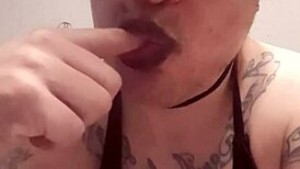 This Sexy Sissy Is Alone, Playing With Herself In A Casual Way