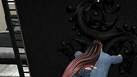 babydoll, you gonna fuck that blonde guy with your strap on?