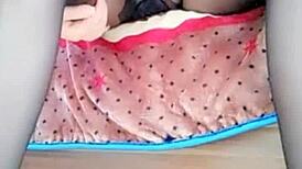 asian goddess in high heels black stockings gets homemade fucked 😍