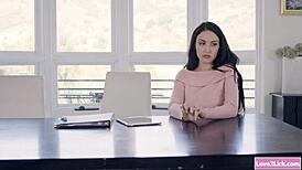 two lesbians licking wedding planner's pussy in steamy encounter