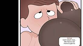 Auntie Fixes My Problem with Her Big Ebony Ass and Tits in Wild Session. Help Never Felt So Good.