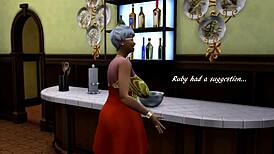 Natalie Brooks interacts with her stepbrother in missionary and cowgirl positions