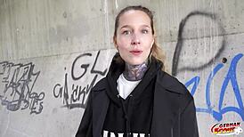 German Scout - Crazy Lisa Rocketcock Picked Up for Wild Casting Fuck