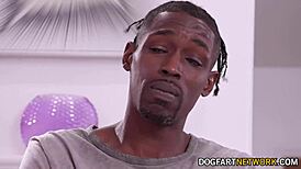 Want to see this horny blonde get anal trained by a huge black dick?