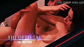 Teen sneaks rough action behind twin's back