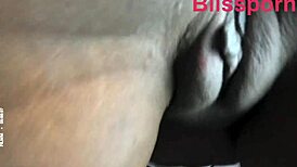 Ebony fat ass milf meets a tired big black cock.