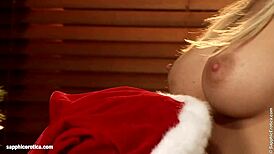 Karie And Salma In Christmas Fantasy