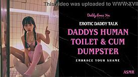 Daddy Turns You Into His Personal Human Toilet Slave!