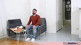 Geeky latina stepdaughter enjoys a wild study session with her horny stepdad late night