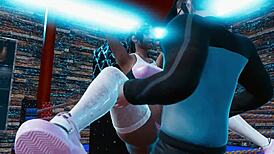 Hot pawg gets fucked hard while working out