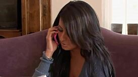 Exotic Brunette Babe Licks and Sucks Accountant's Cock