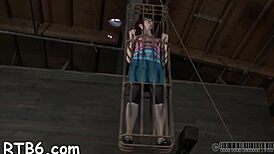 Anal punishment leads to intense squirting explosion!