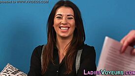 hey, check this fetish cfnm domina mocking her neighbor's huge cock