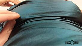 santa claus eats amateur milfs pussy for christmas present pov