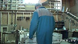 bbw french mom sodomized hard in steamy trio