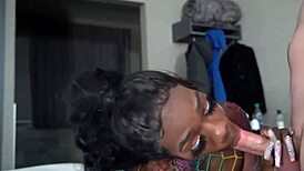 undercover cop fucks big booty ebony slut with monster cock 😏