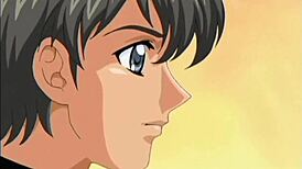 Anime Teen Plays with Toys