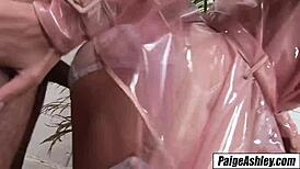 Sensual British MILF Paige Ashley in hot lingerie, big tits and big nipples, hardcore sex scenes.