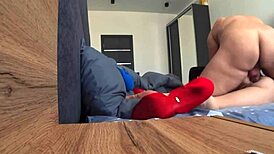 Wife Cheats with Friend in Hotel Room All Day!