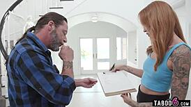 Contractors Gangbang Kendra Cole, Housewife with No Panties On