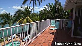 Gorgeous Ebony Babe Katt Garcia in Doggy Style