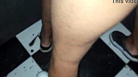 Two guys fuck my ass in the sex club